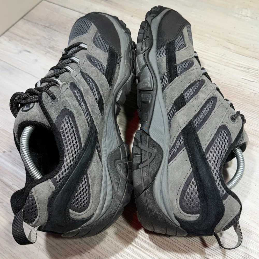 Merrell Men's Moab 2 Granite Gray Waterproof Trail Hiking Shoes J06031 Size 11
